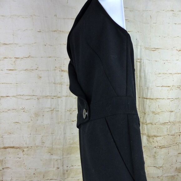 The Limited Scandal Collection Halter Jumpsuit Women 4 Black Wide Legs Altered - Picture 10 of 15